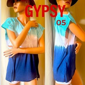 New Gypsy 05 GIRLS size 14 OCEAN cold shoulder cutouts